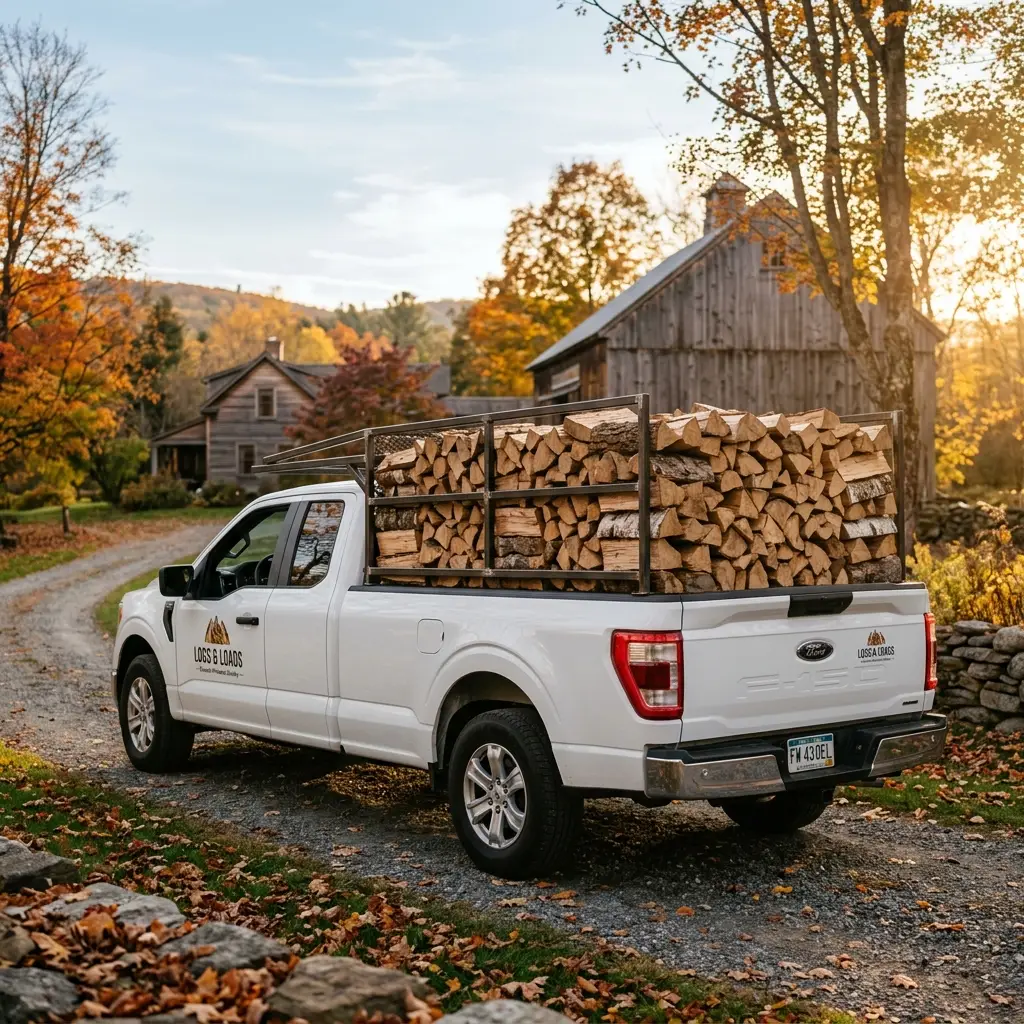 Firewood Delivery Truck
